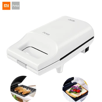 

Original Xiaomi Pinlo 420W Mini Sandwich Machine Kitchen Breakfast Bread Maker Curved Surface Toaster Frying Egg Maker Home Use