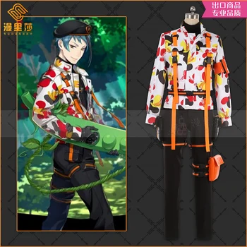 

Game Twisted Wonderland OCTAVINELLE jade BEANS CAMO School Uniforms New Outfit