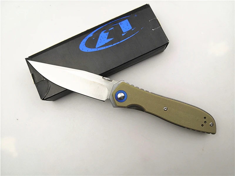 Складной/EDC/карманный нож ZT0640 шарикоподшипник нож CPM20CV лезвие G10 ручка Флиппер Тактический походный охотничий нож для выживания