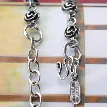 

NEW 100% 925 Sterling Silver Spanish Bear Jewelry Women bracelet143 Original Fashion Original Jewelry Gift Free Delivery