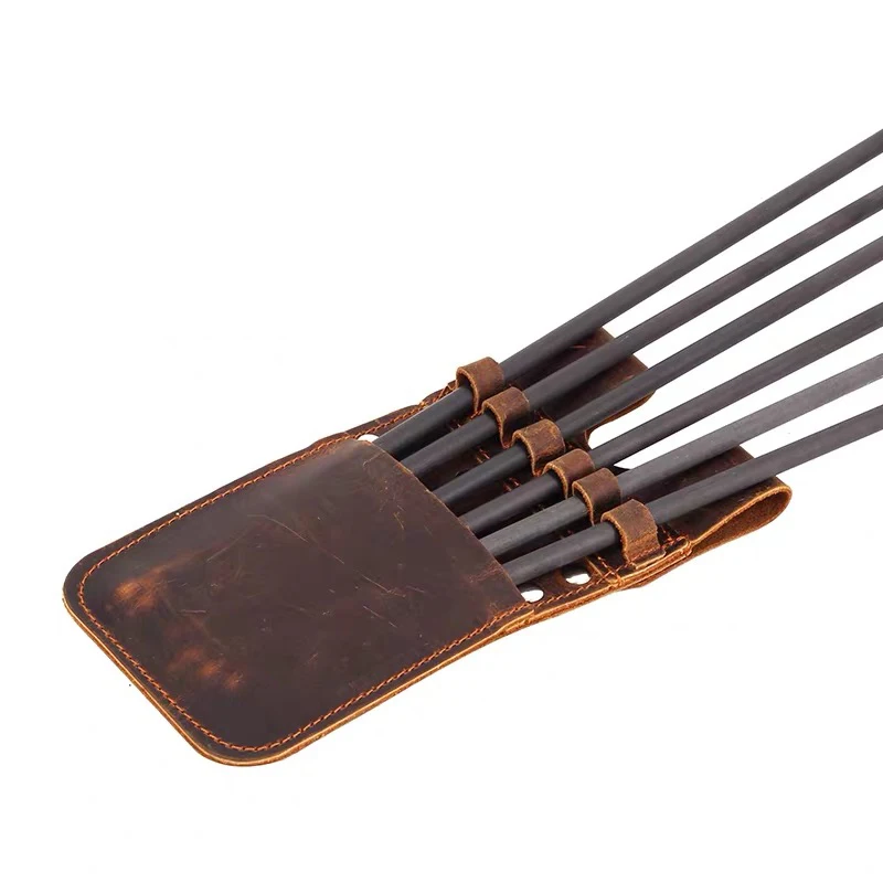 

1Pc Archery Hunting Pocket Quiver Arrow Storage Leather Quiver Waist Hip Pocket Quiver For Outdoor Shooting Hunting Accessories