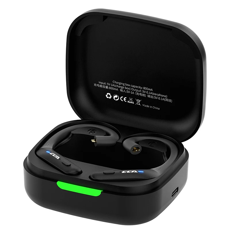 CCA BTX Bluetooth Compatible 5.2 True Wireless Earphones Ear  Sports Earbuds Headset 2 Modes Gamer Headphones Accessories TWS 