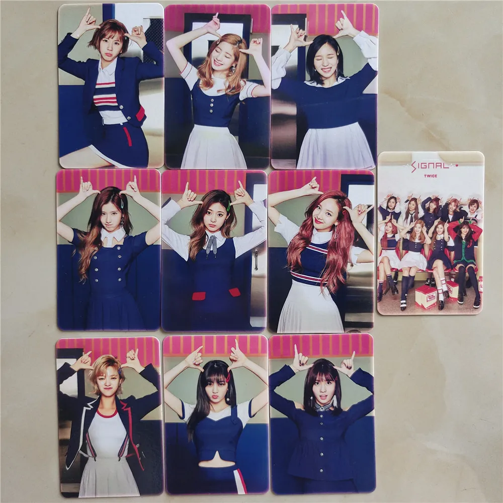 Twice Base Christmas Edition Twicecoaster Twice Signal 4th Strikezon Cheer Up Promotion Photocard Card Cards Invitations Aliexpress