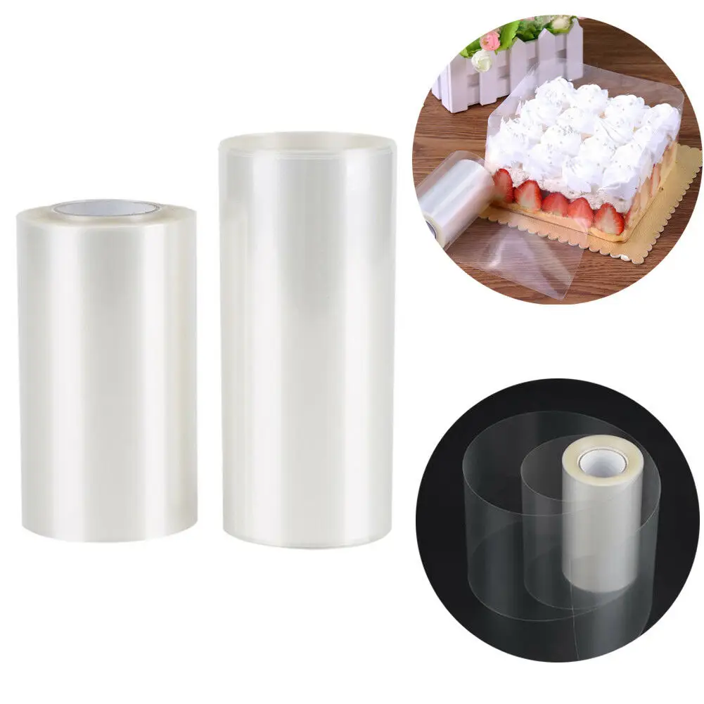 Transparent Clear Mousse Surrounding Edge Wrapping Tape DIY Cake Decorating Tools 8cm 10cm 15cm Baking Dessert Collar |