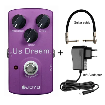 

JOYO JF-34 US Dream Effects Guitar Pedal True Bypass Design Simulates The High-gain Distortion +Free a Adapter and Cable