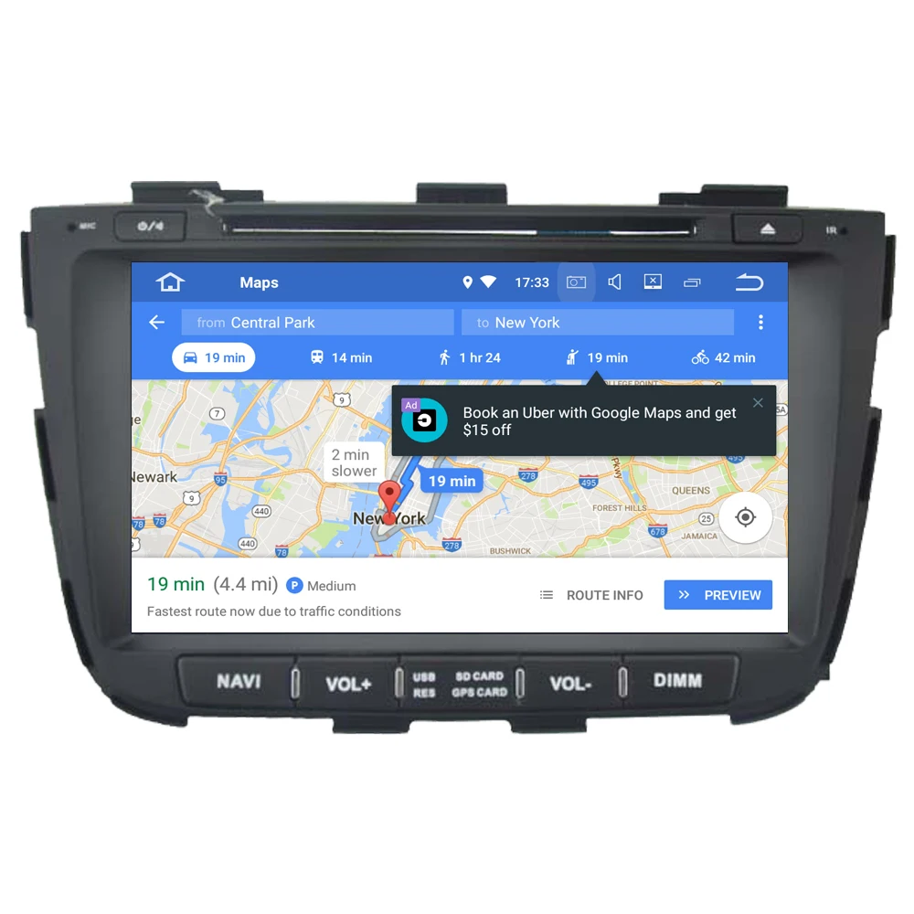 Автомобильный мультимедийный плеер RoverOne для Kia Sorento 2013 2014 Android 10 Восьмиядерный 4 Гб