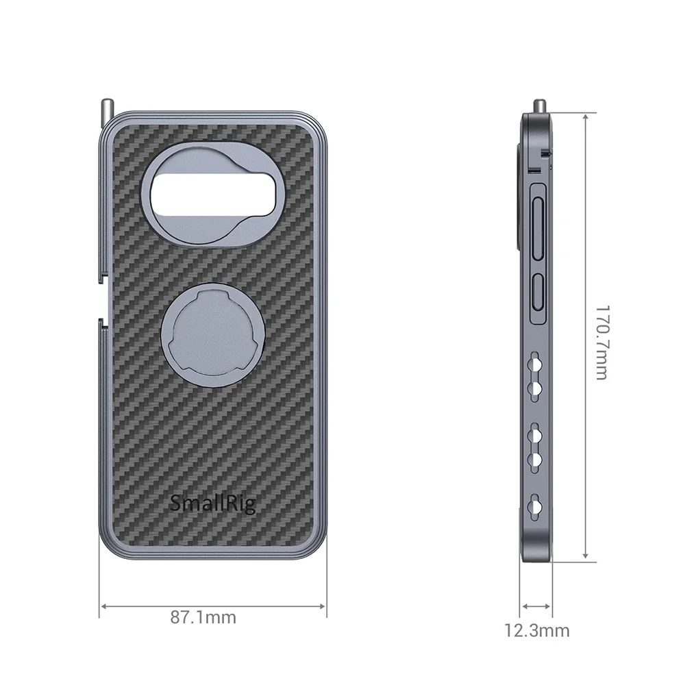 SmallRig карманная Мобильная клетка для samsung S10+ Pro облегающая Защитная Pro клетка с холодным башмаком-2441