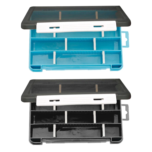 Fishing Tackle Box Storage Trays with Removable Dividers 1