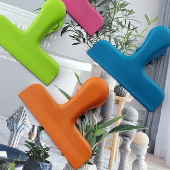 

A+Stainless Steel Chip Bag Clips,Stainless Steel Bill Clip,Snack Sealing Clip Wide 4 Colors Set of 12 (3 of Each Color)
