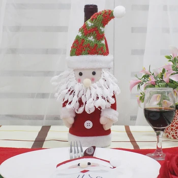 

2pcs Santa Decor Set Christmas Birthday Thanksgiving 25*11cm Santa Claus