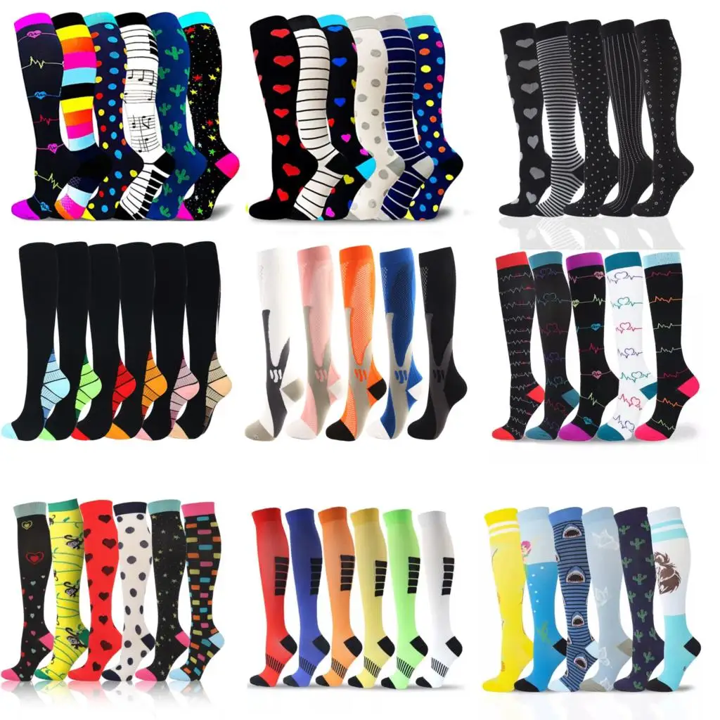 Compression Stockings Socks Men Women Sports Socks 30 Mmhg Golf Tube