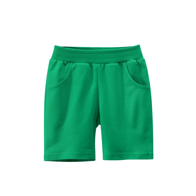 Boys Shorts Summer Children Boys Shorts Pants 100% Cotton Solid Color Sport Casual Knickers for 1-9 Years Kids Boys Girls