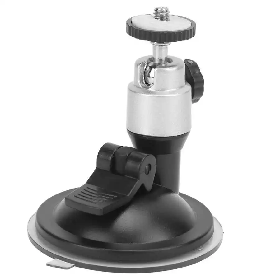 Universal Camera Car Mount Windshield Suction Cup Mount with Ball Head for Hero 12 11 for DJI Action 5Pro 4 for insta360 GO2 X4