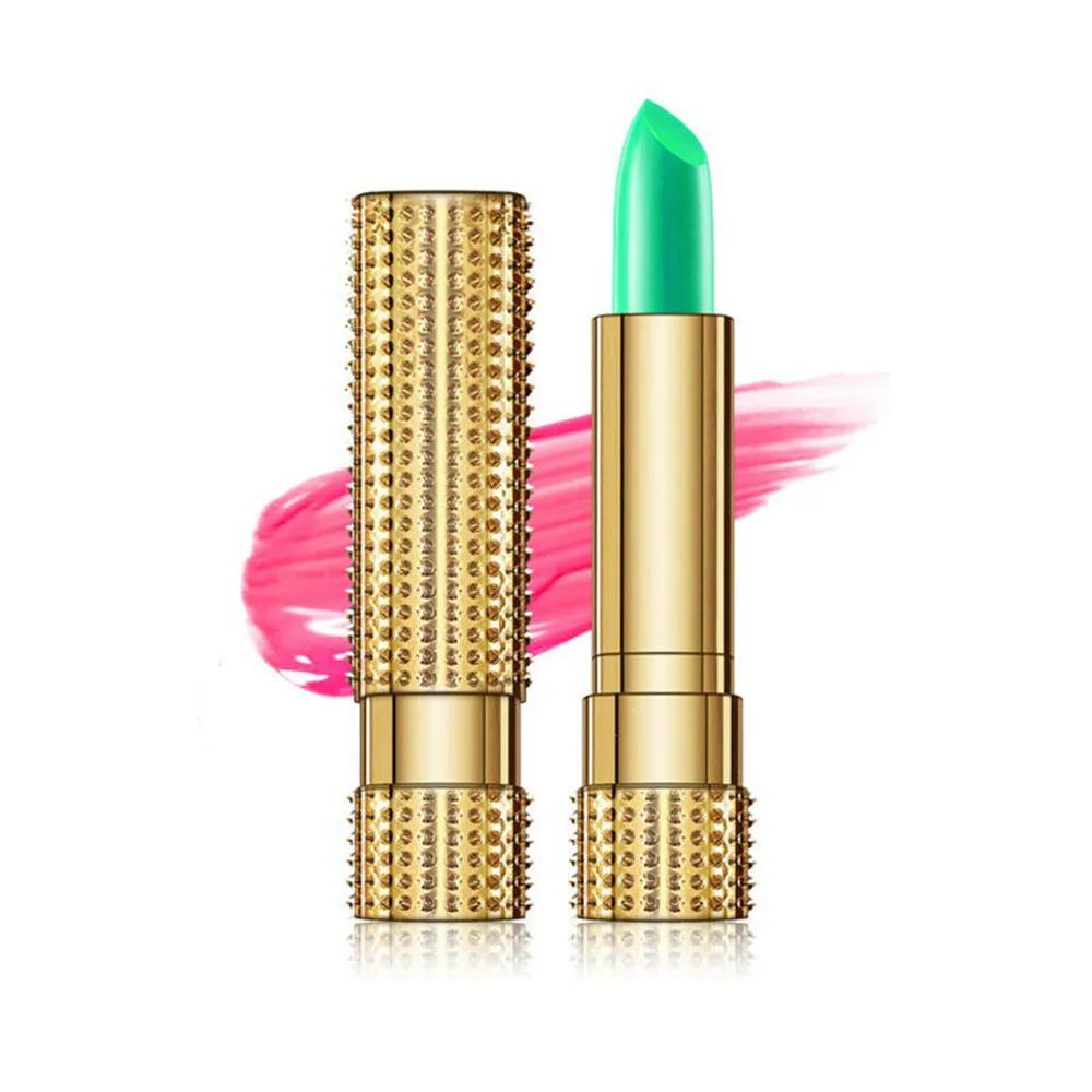 1PC Color Changing Natural Nutritious Moisture Magic Lipstick Aloe Vera Safe Ingredients Care Smooth Lasting Makeup Lips