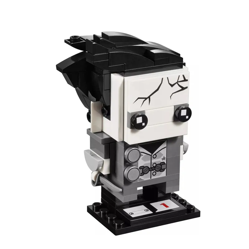 Marvel Avengers Endgame Super Heroes Spiderman Thanos Iron Man Thor Brickheadz Figures Building Blocks Bricks Toys Juguetes - Цвет: Черный