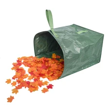 Lightweight Gallons Leaf Storage Bag Reusable Leaf Waste Bag Gardening Bag with Handles Portable Carry Bag Sack Plastic