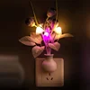 Lovely Colorful LED Lilac Night Light Lamp Mushroom Romantic tulip Night Lighting For Home Art Decor Illumination US/EU Plug ► Photo 3/6