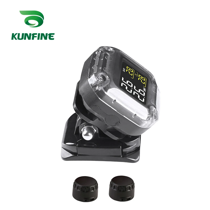 Waterproof Smart Motorcycle TPMS Tyre Pressure Monitoring System Digital LCD Display  Security Alarm Systems With 2 Sensors M3-C-WI MAIN (3)