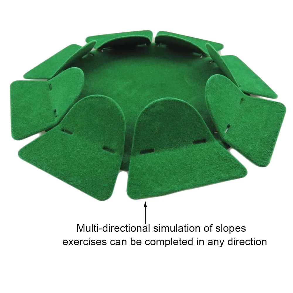 Surface Flocking Golf Practice Hole Putter Putter Training Aid Indoor Outdoor Golf Ball All-Direction Practice Putting Cup Putte 2