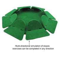 Surface Flocking Golf Practice Hole Putter Putter Training Aid Indoor Outdoor Golf Ball All-Direction Practice Putting Cup Putte 2