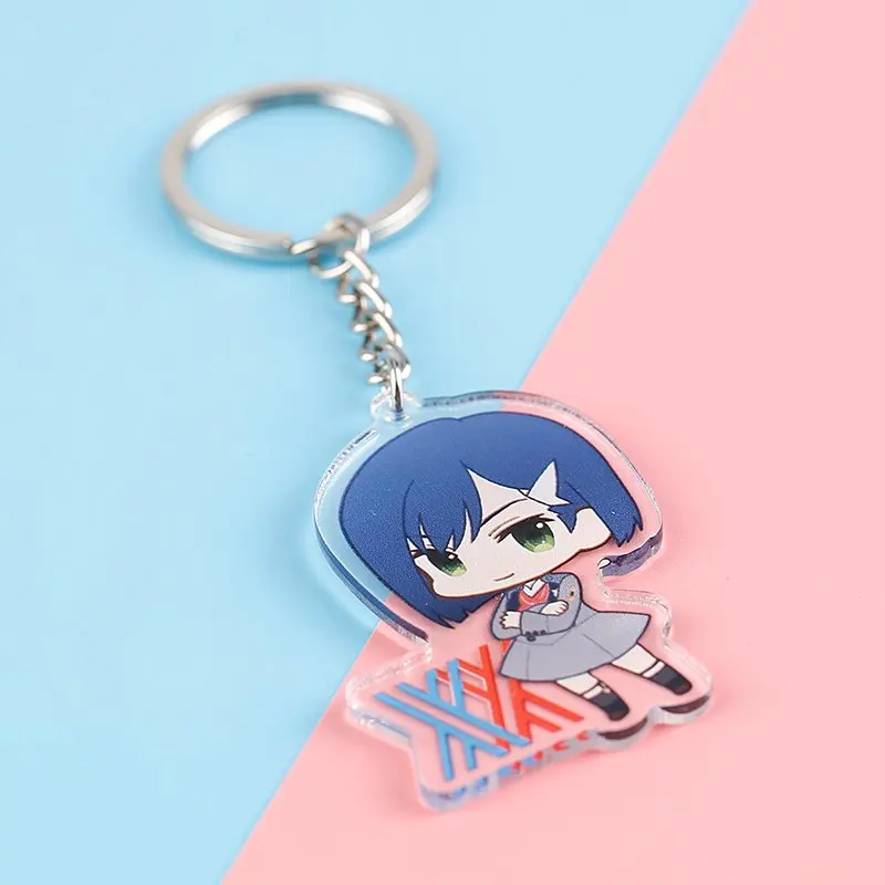 Аниме DARLING в FRANXX акриловый брелок мультфильм милый отаку подарок|Брелоки| |