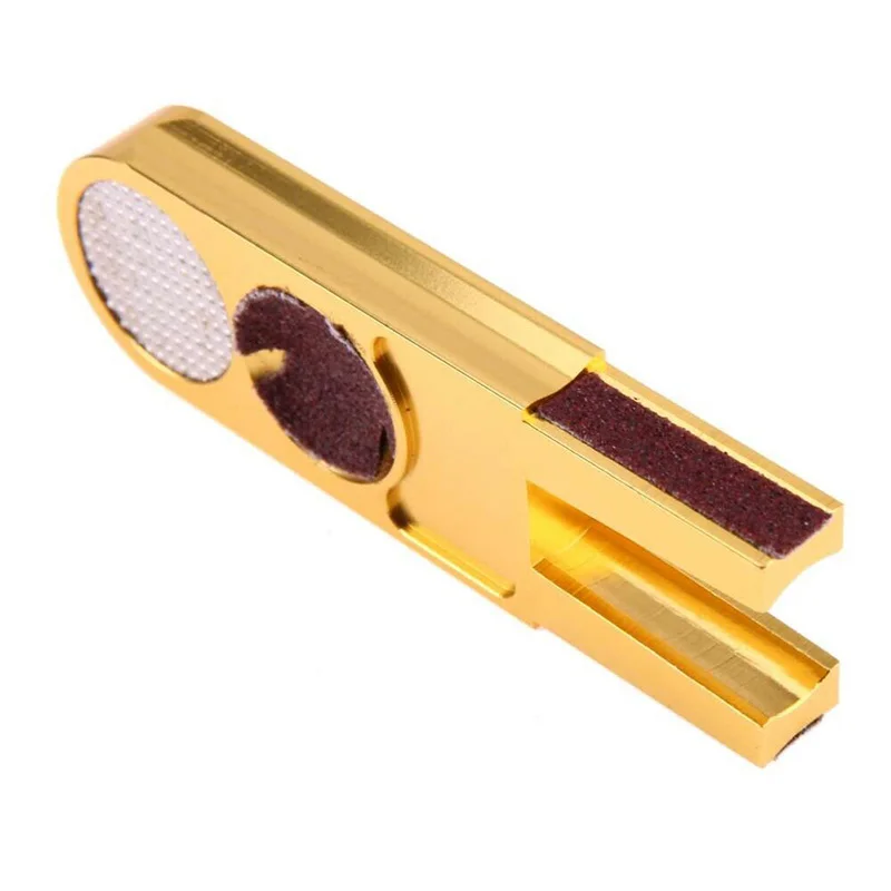 Multifunctional Gold U-shaped Grinding Billiards Cue Tip Scuffer Trimmer