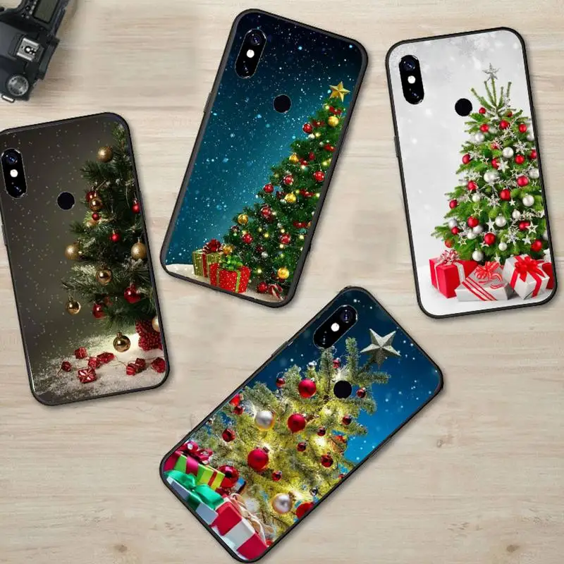 

Merry Christmas New Year Christmas tree Phone Case For Xiaomi Redmi 9 8 9t a3Pro 9se k20 mi8 max3 lite 9 note 9s 10 pro