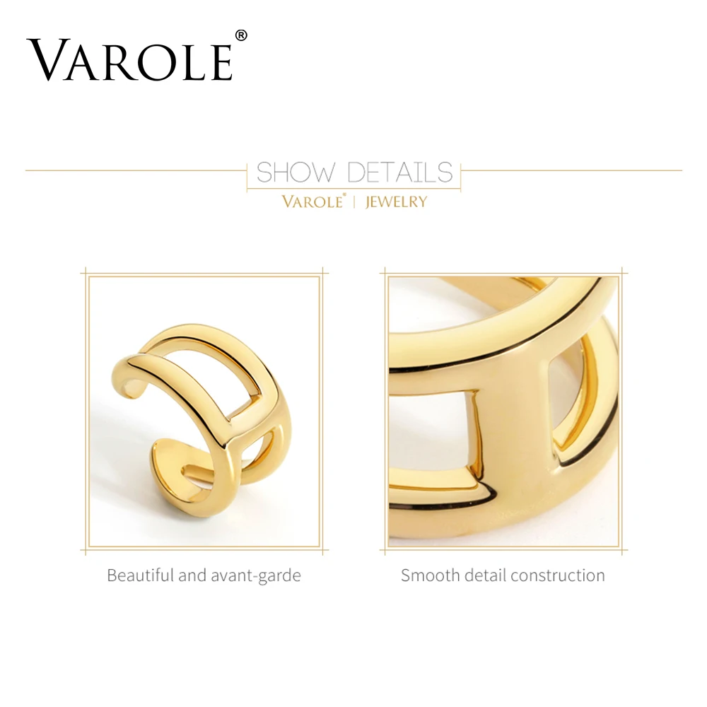 VAROLE Punk Ring Minimalist Midi Finger Rings For Women Fashion Jewelry Gifts Bagues Anillos Mujer Aneis Feminino 3