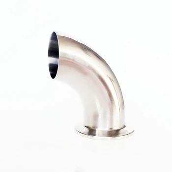 

2" 51mm OD 304 Stainless Steel Sanitary Ferrule 90 Degree Elbow Pipe Fitting For Home Brew Homebrew Fit 2" Tri Clamp