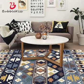 

Bubble Kiss Bohemian Style Carpet Colorful Geometric Pattern Floor Mat Living Room Carpets Home Anti-Slip Rug Bedroom Area Rugs