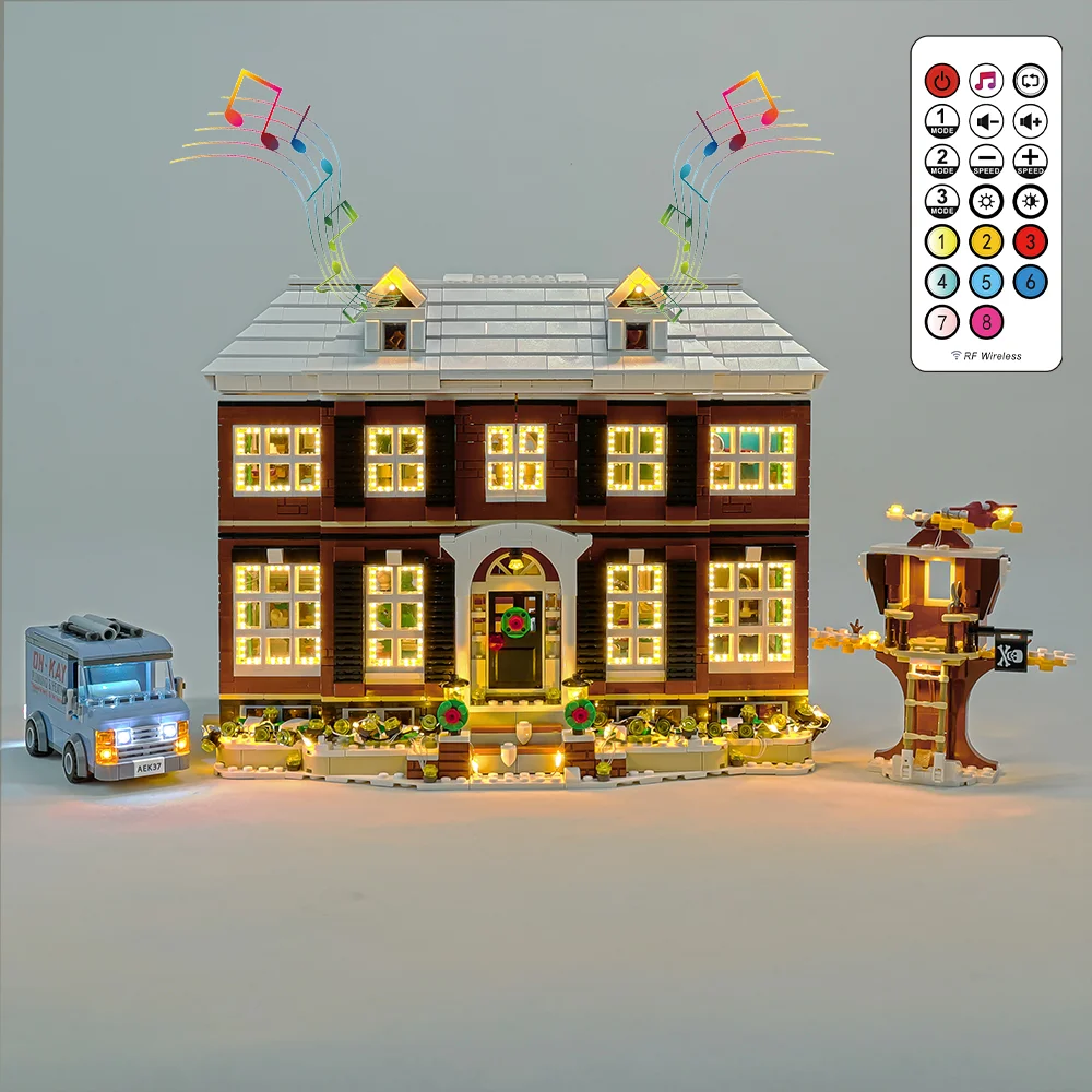 Nuovo Kit Di Luci A Led Per Idee Regalo Di Natale 21330 Casa Da Sola Blocchi Di Costruzione Mattoni Giocattoli Solo Lampada Set Di Luci Nessun Modello