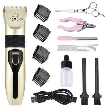 

Electrical Dog Hair Trimmer USB Charging Pet Hair Clipper Rechargeable Low-noise Cat Hair Remover Grooming Hair Cutter Machine