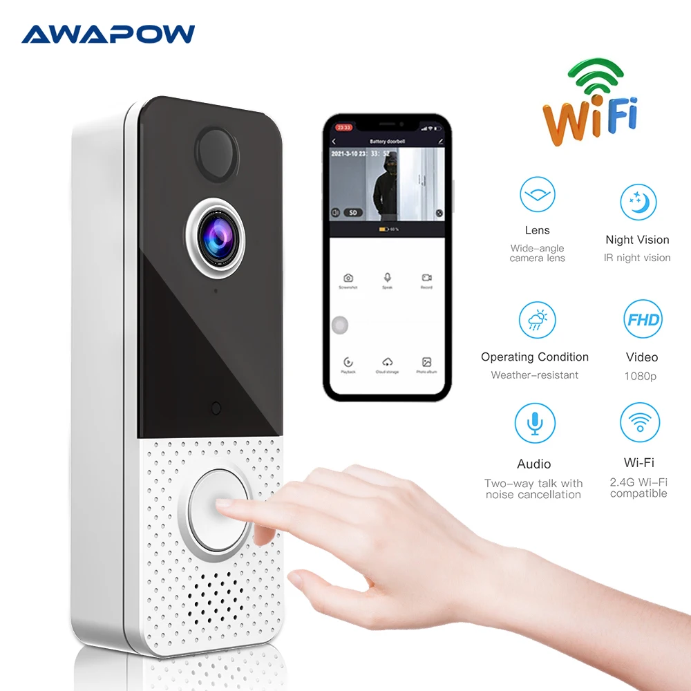3 in 1インターホン・取り外し警報　ワイヤレスインターホン WiFi Amazon.co.jp: TMEZON【3 in 1インターホン・取り外し警報