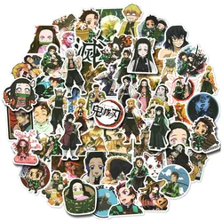 Lame de dessin animé Graffiti tueur de fantômes, autocollant étanche, pour valise, ordinateur portable, réfrigérateur, boîte de papeterie, casque, vente en gros, 60 pièces 