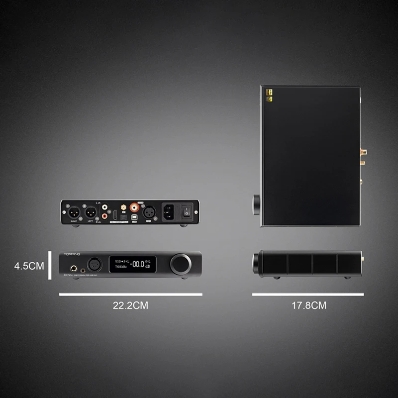 Усилитель для наушников TOPPING DX7 Pro ЦАП ES9038Pro Bluetooth 5 0 32 бит/768 кГц DSD1024 DX7PRO