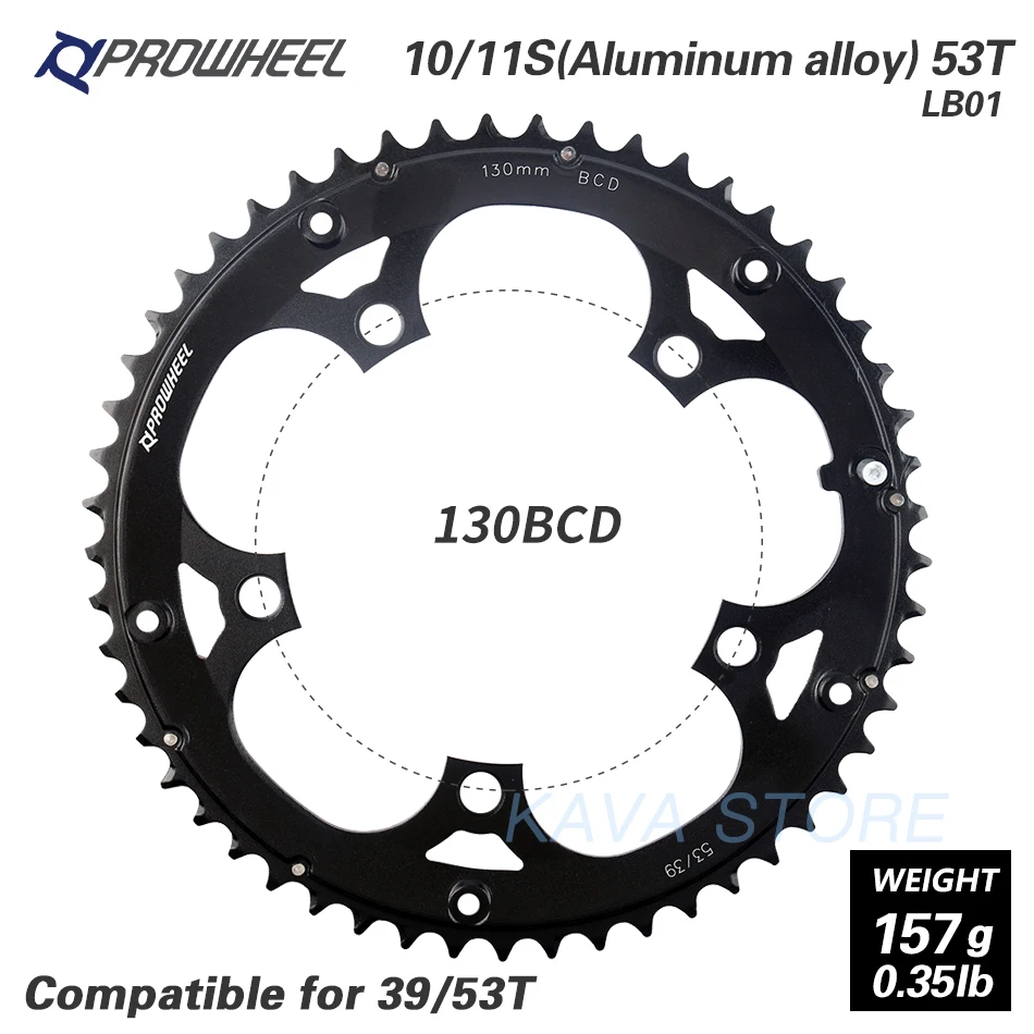 Prowheel-ロードバイクチェーンリング110bcd,130bcd,34/39/50