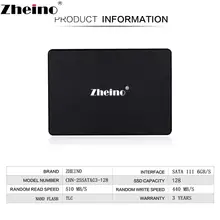 Zheino 2,5 SATAIII SSD 60 ГБ 120 ГБ 240 ГБ 480 ГБ 128 ГБ 256 ГБ 512 ГБ 6 ГБ/сек. Внутренний твердотельный диск для настольного ноутбука