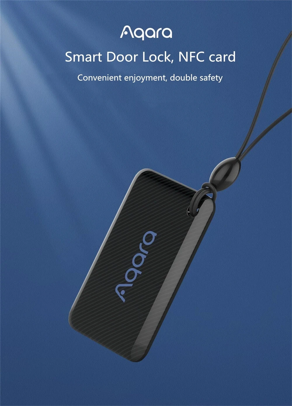 Original Aqara Smart Door Lock NFC Card Support Aqara Smart Door Lock N100/N200/P100 Series App Control EAL5+ Chip For Security