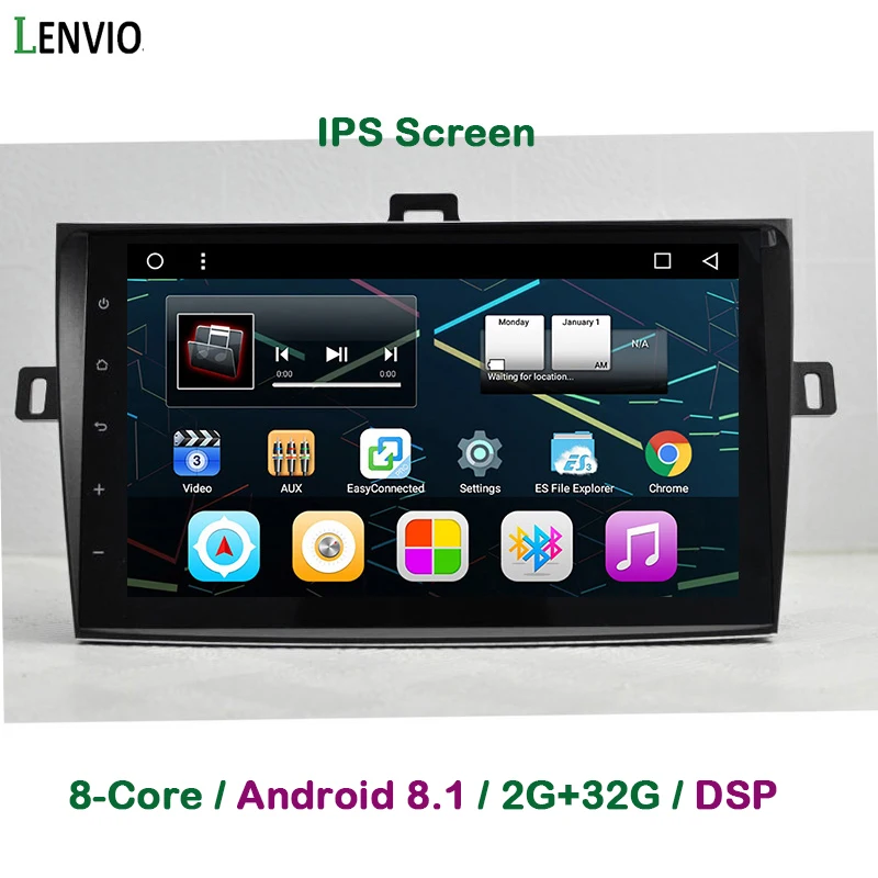 Автомобильный радиоприемник Lenvio DSP ОЗУ 2 ГБ + 32 Восьмиядерный Android 8 1 DVD GPS навигация