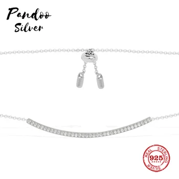 

Fashion Charm Sterling Silver Copy 1:1 Copy,Adjustable Bar Pendant Necklace Women Monaco Jewelry Gift With Logo