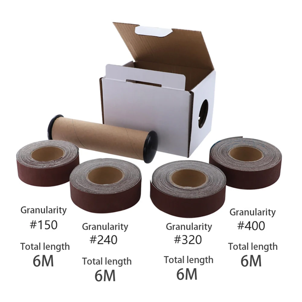 4pcs Sanding Belt Drawable Emery Cloth Grinding Belts Sandpaper Roll for Wood Turners Automotive cut to any length needed 25*6mm 4pcs Sanding Belt Drawable Emery Cloth Grinding Belts Sandpaper Roll for Wood Turners Automotive cut to any length needed 25*6mm