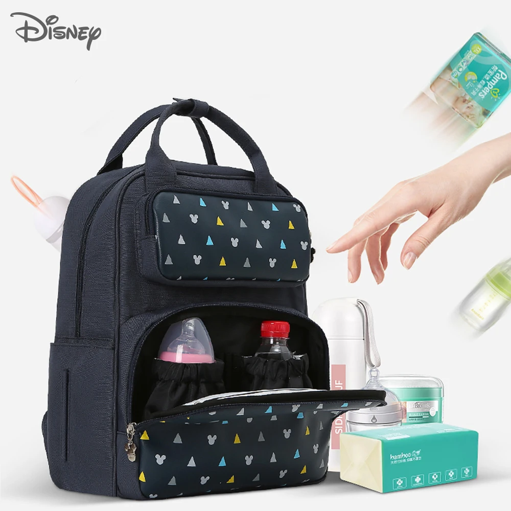Disney mochila de fraldas para bebês, com