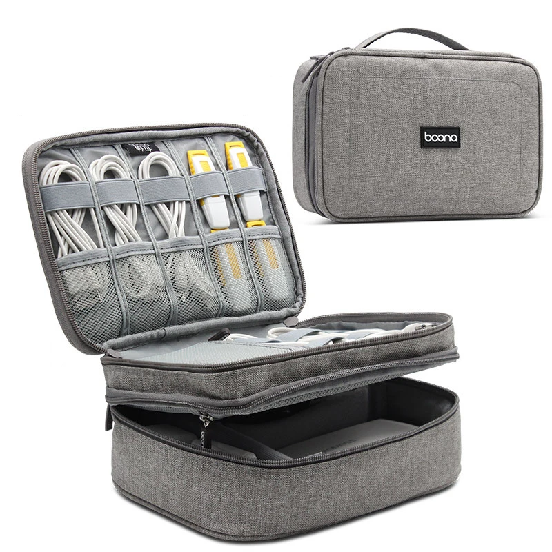 

TUUTH Travel Digital Cable Storage Bag Mobile Power Organizer Bag Electronics Accessories Bag Case for earphones