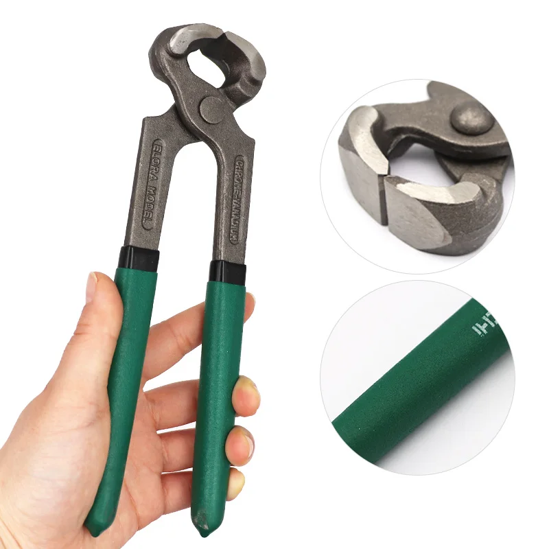 Cattle Horse Cow Hoof Clippers Repair Hoof Scissors Non-slip Grips Cattle Pincers Pliers Nippers Snips Nail Puller Tools 20/35cm 2