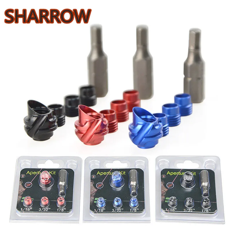 

1 Set Archery 37/45 Degree Aluminum Alloy Compound Bow Peep 3 Colors Target Peep Sight For Shooting Hunting Archery Accessories