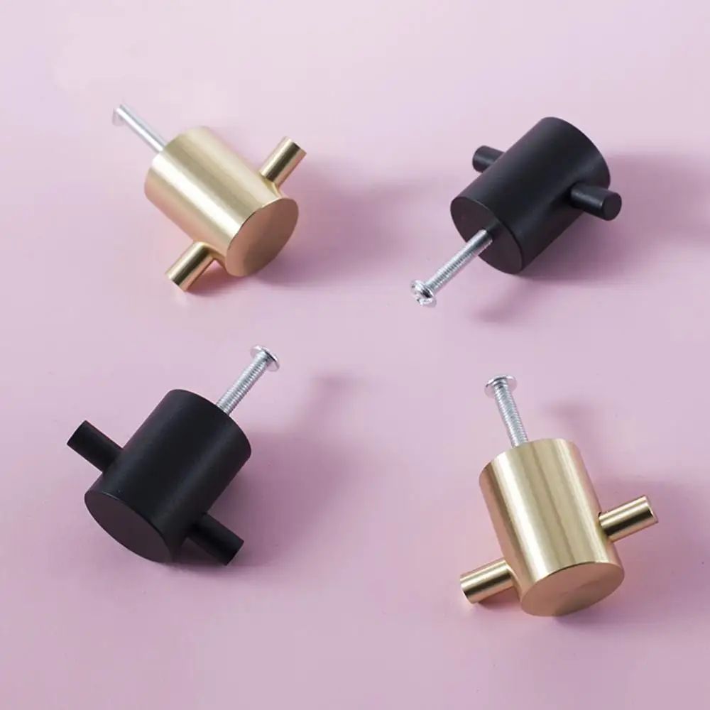 Латунная ручка Скандинавская мебель минималистичный шкаф дверь ящик для обуви