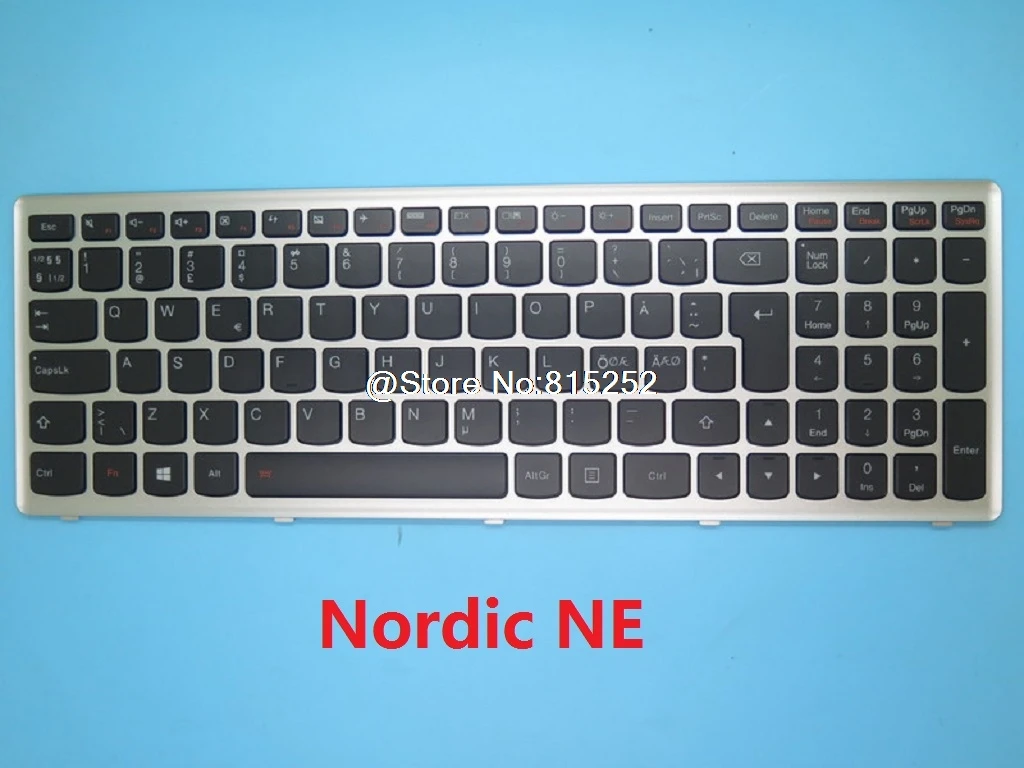 Клавиатура для ноутбука Lenovo Z710 U510 английский США Испания SP Турция TR Венгрия HG