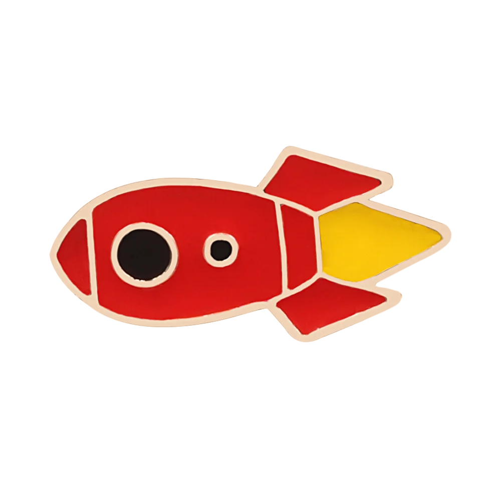 rocket Космическая эмалированная булавка, мне нужна моя космическая чашка, брошь, космонавты и ракеты, созвездие, булавки на лацкане, рождественские детские подарочные броши, значки, ювелирные изделия - Окраска металла: rocket