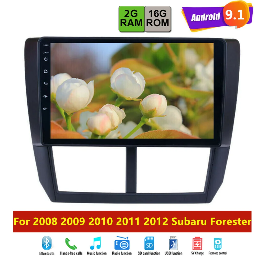 10,1 дюймов 2din Android 9,1 Автомагнитола для Subaru Forester 3 2007-2013 Автомобильный мультимедийный видео плеер gps навигация головное устройство