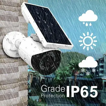 

8 LED Solar Motion Sensor Light Outdoor Solar Flood Light 120 degree Wide Angle Simulation Monitor Shaped